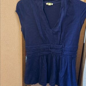 Tua Deep Blue Women's Blouse large